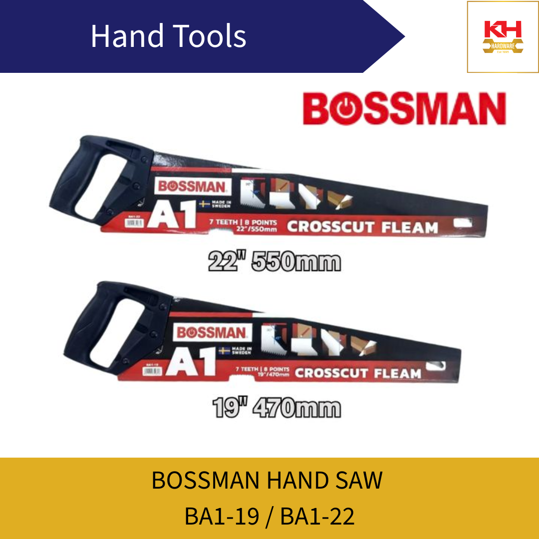 BOSSMAN Hand Saw BA1-19 / BA1-22