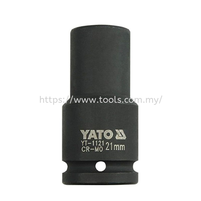 YT-1121 Hexagonal Deep Impact Socket 21mm