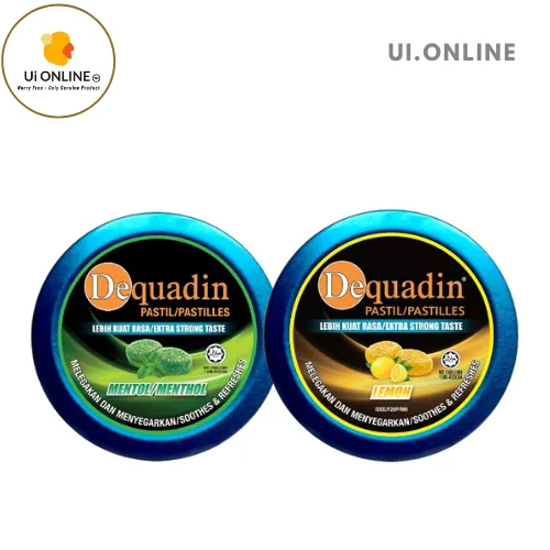 DEQUADIN EXTRA STRONG  LEMON & MENTHOL 46G