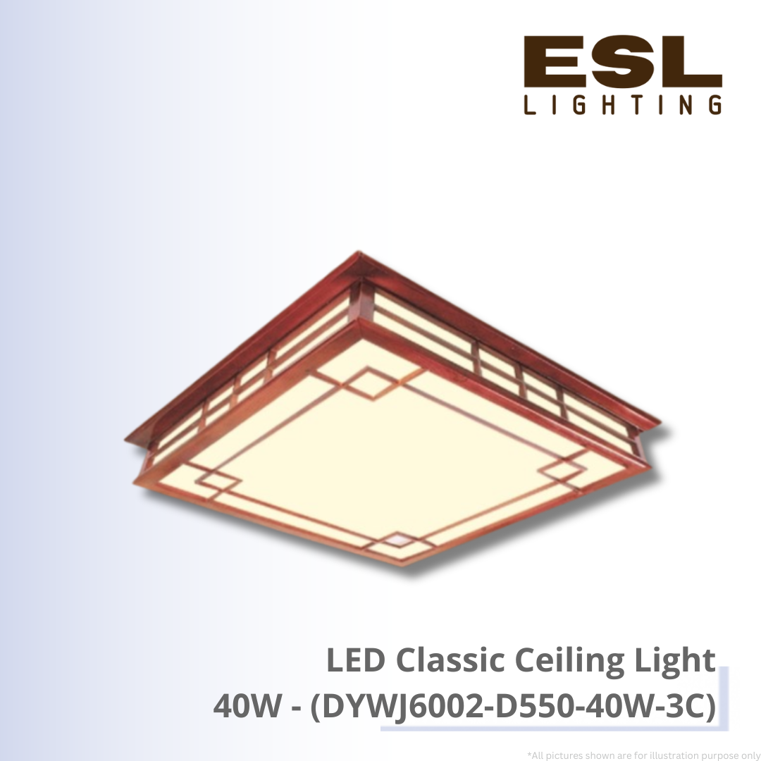 LED Classic Ceiling Light 40W - DYWJ6002-D550-40W-3C