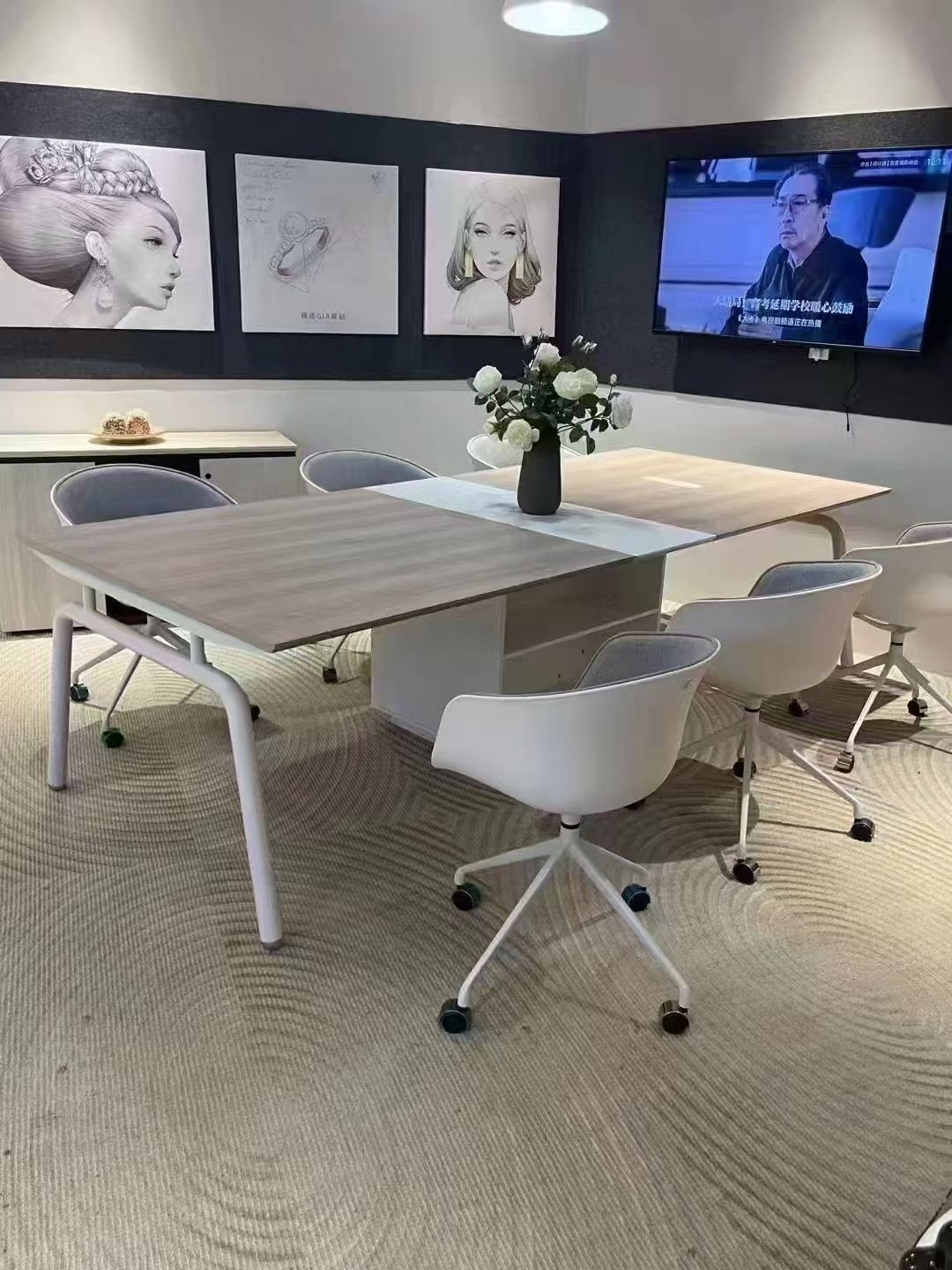 Discussion Table and Chair Set