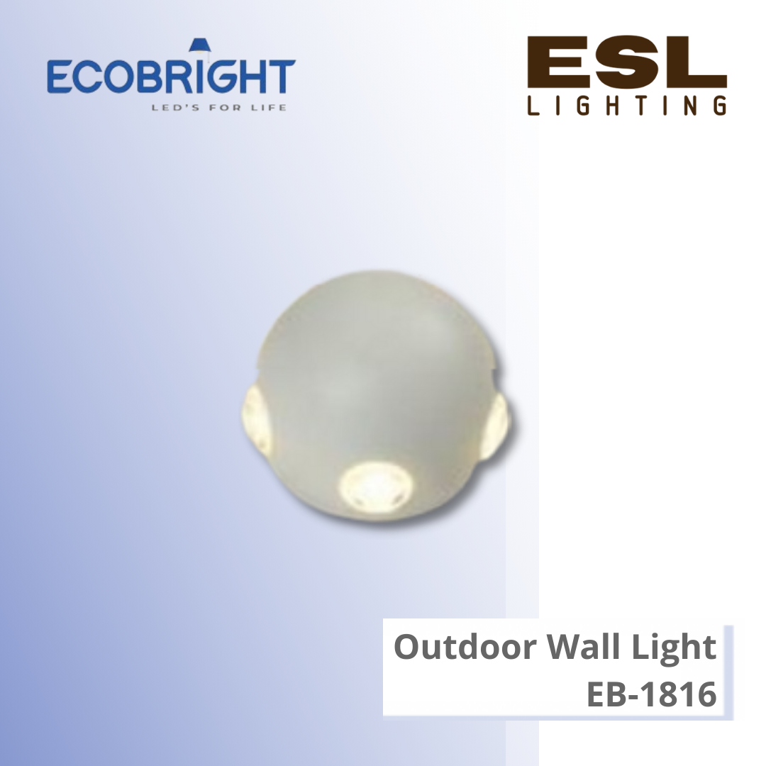 ECOBRIGHT Outdoor Wall Light - EB-1816 IP54