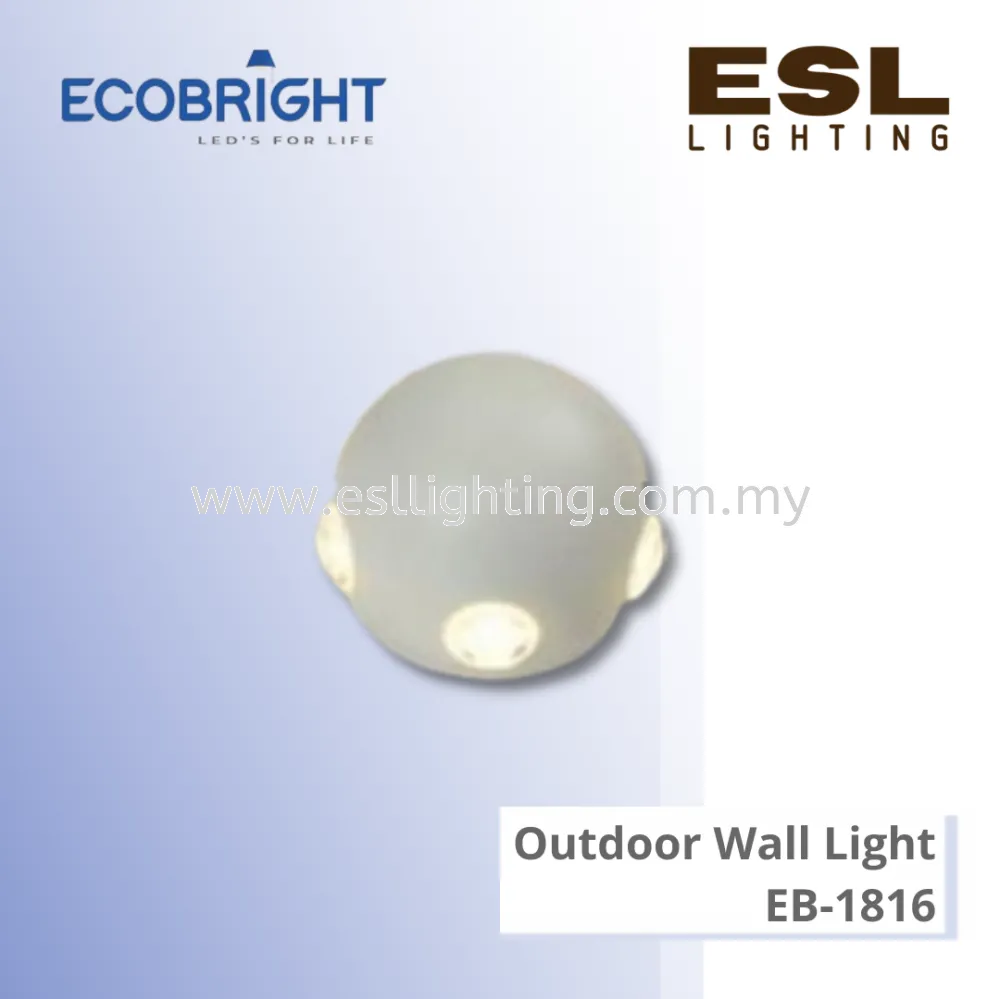 ECOBRIGHT Outdoor Wall Light - EB-1816 IP54