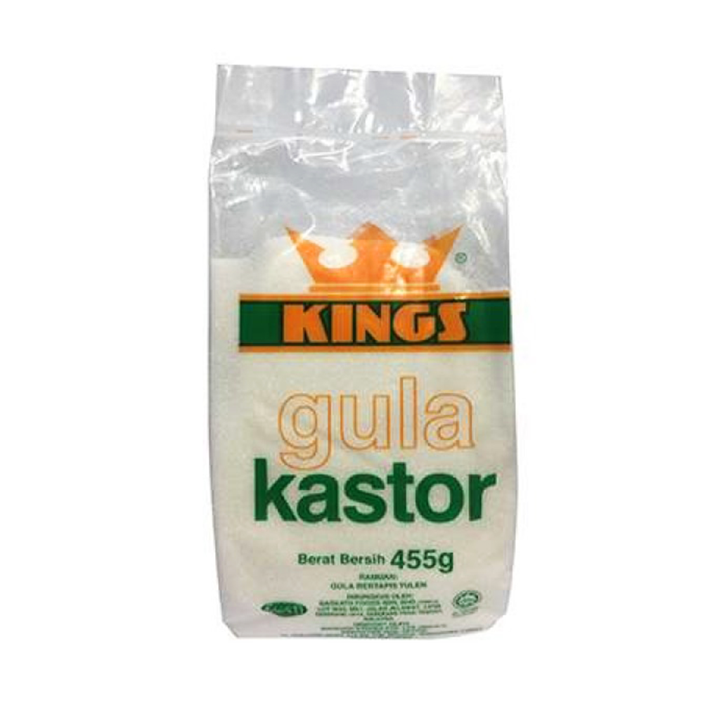 Kings Gula Kastor / Caster Sugar 455g