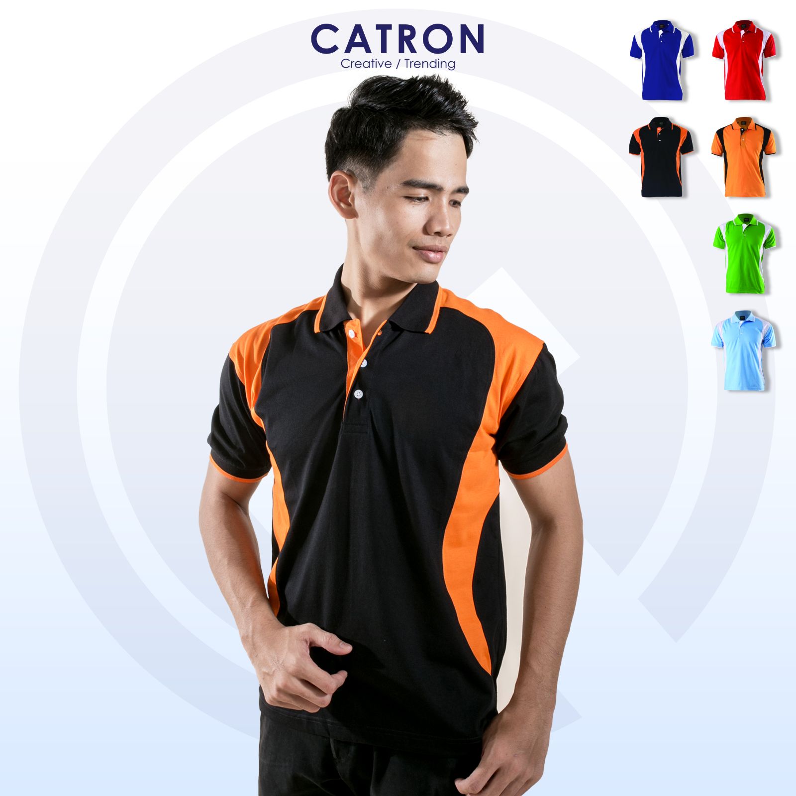 EM 2093 Short Sleeve Collar T-shirt (180gsm)