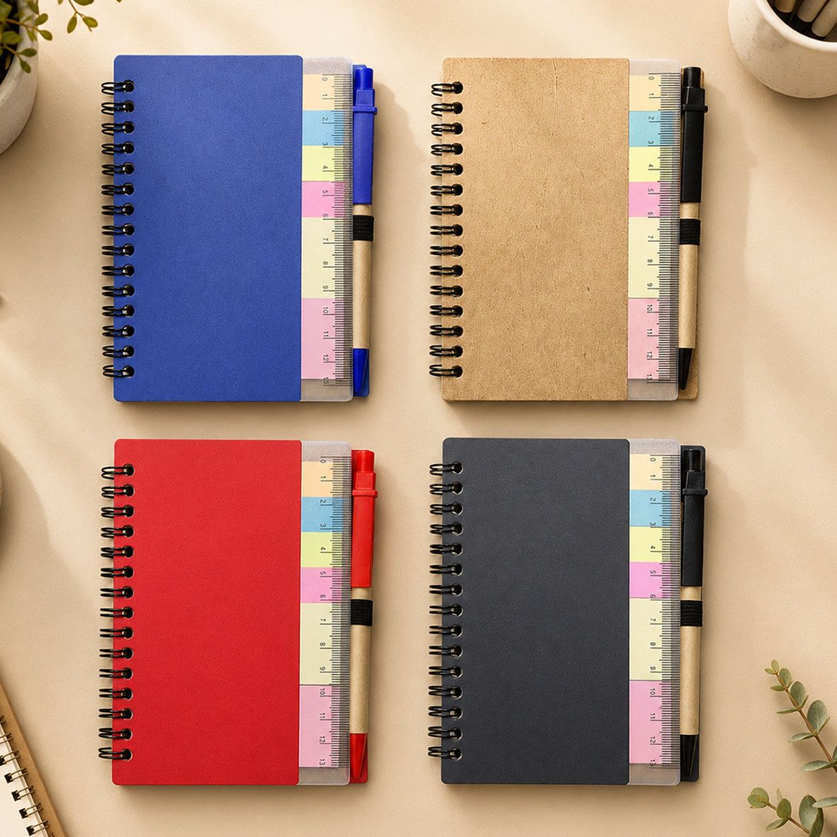Eco A6 Notebook with Post-It Note & Pen 0133