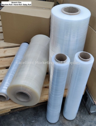 PALLET STRETCH FILM / WRAPPING FILM / HAND ROLL / MACHINE ROLL / BABY ROLL