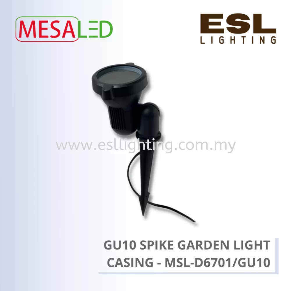 MESALED SPIKE LIGHT - GU10 SPIKE GARDEN LIGHT CASING - MSL-D6701/GU10
