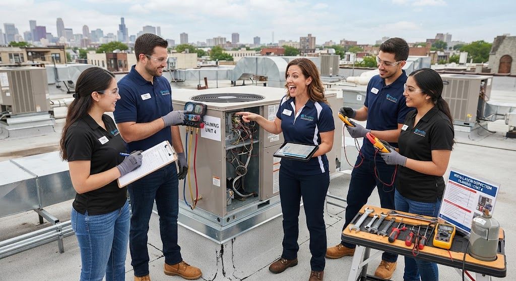 HVAC installation inspection training
