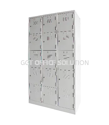 15 Compartments Steel Locker