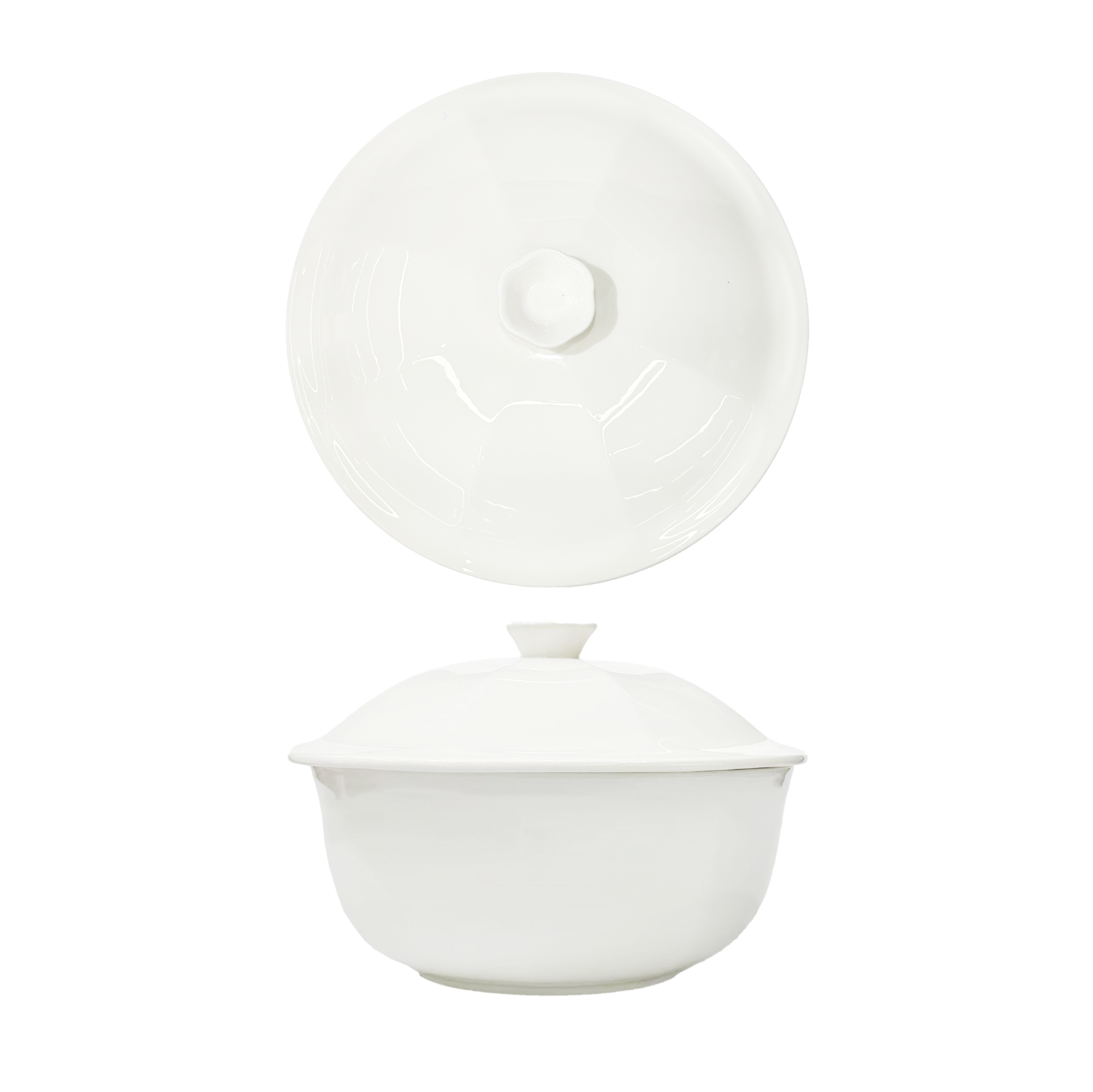 YX-BC-9.25'' Blooming Soup Pot Body 9.25 绽放汤窝身