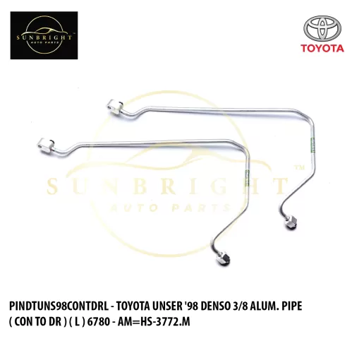 PINDTUNS98CONTDRL - TOYOTA UNSER '98 DENSO 3/8 ALUM. PIPE ( CON TO DR ) ( L ) 6780 - AM=HS-3772.M