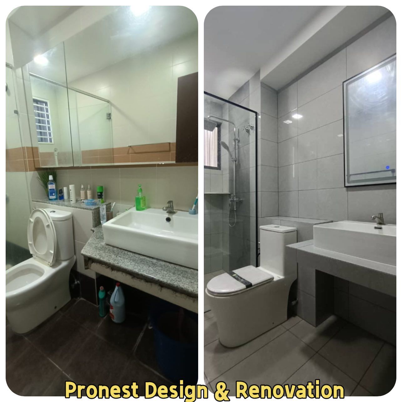 Condo Toilet Renovation in Cheras  & Pronest Design & Renovation