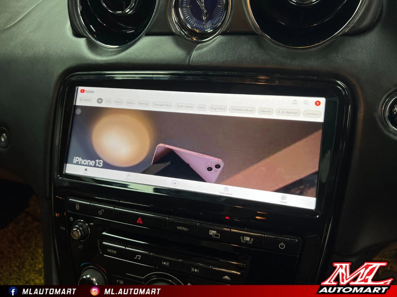 Jaguar XJ Android Monitor