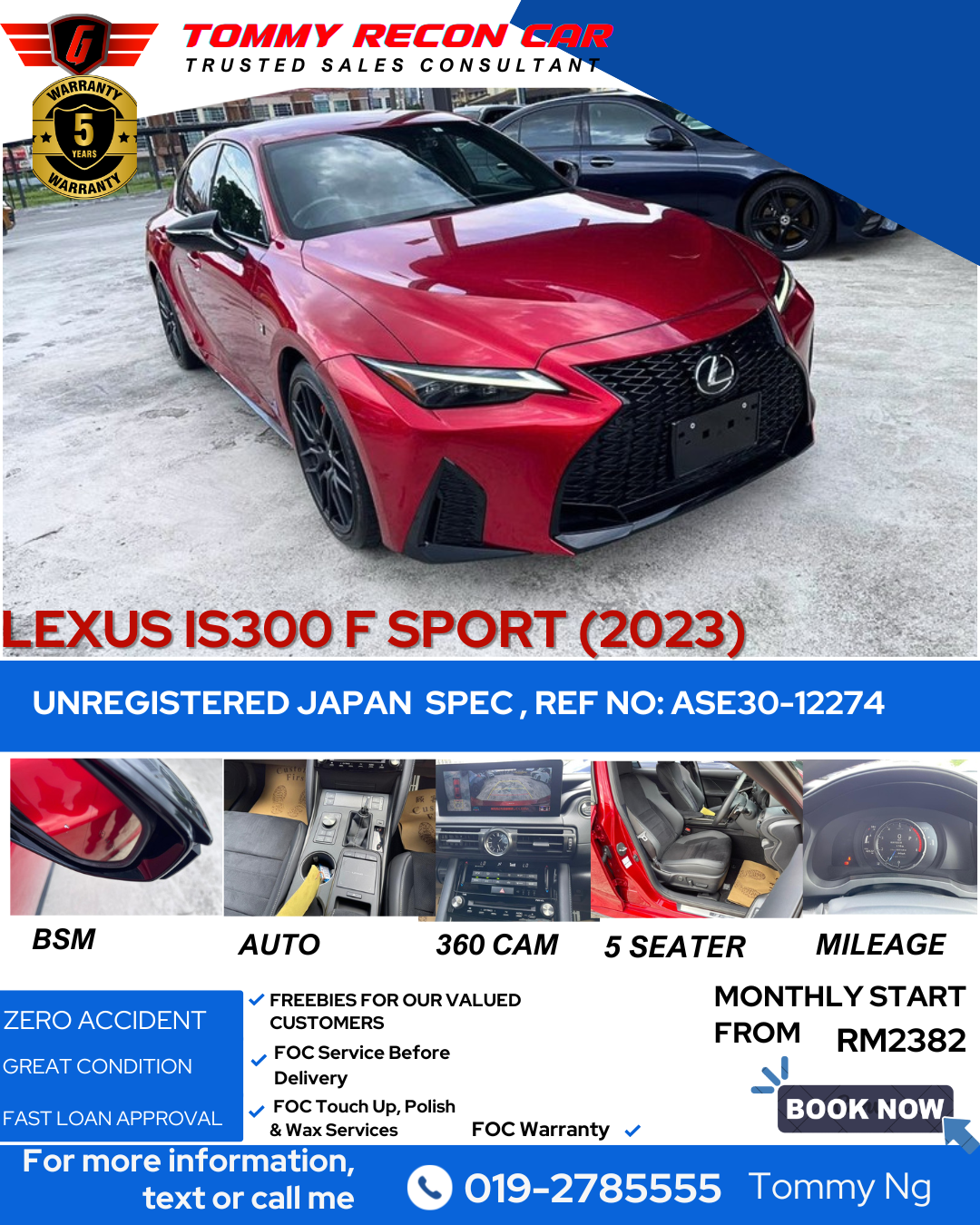 LEXUS IS300 F SPORT
