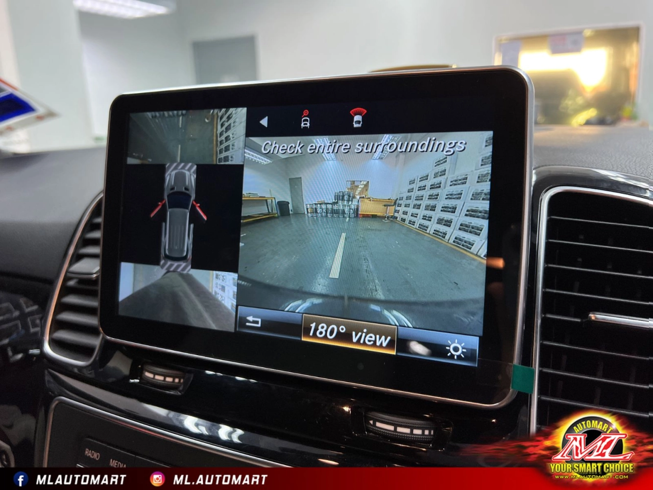 Mercedes Benz GLE Class W166 Android Monitor