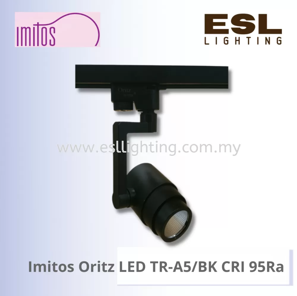 IMITOS Oritz LED TRACK LIGHT 15W - TR-A5/BK CRI 95Ra