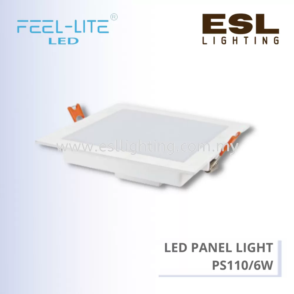 FEEL LITE LED RECESSED DOWNLIGHT SQUARE 6W - PS110/6W