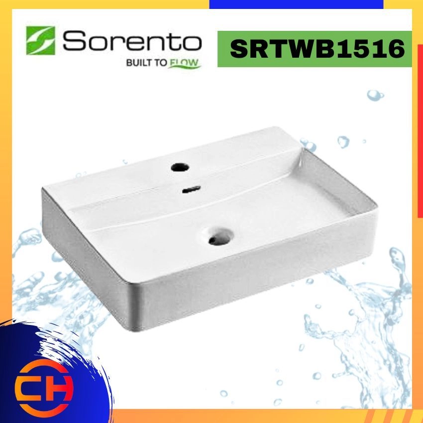 SORENTO COUNTERTOP BASINS SRTWB1516 ( L605xW425xH125mm )