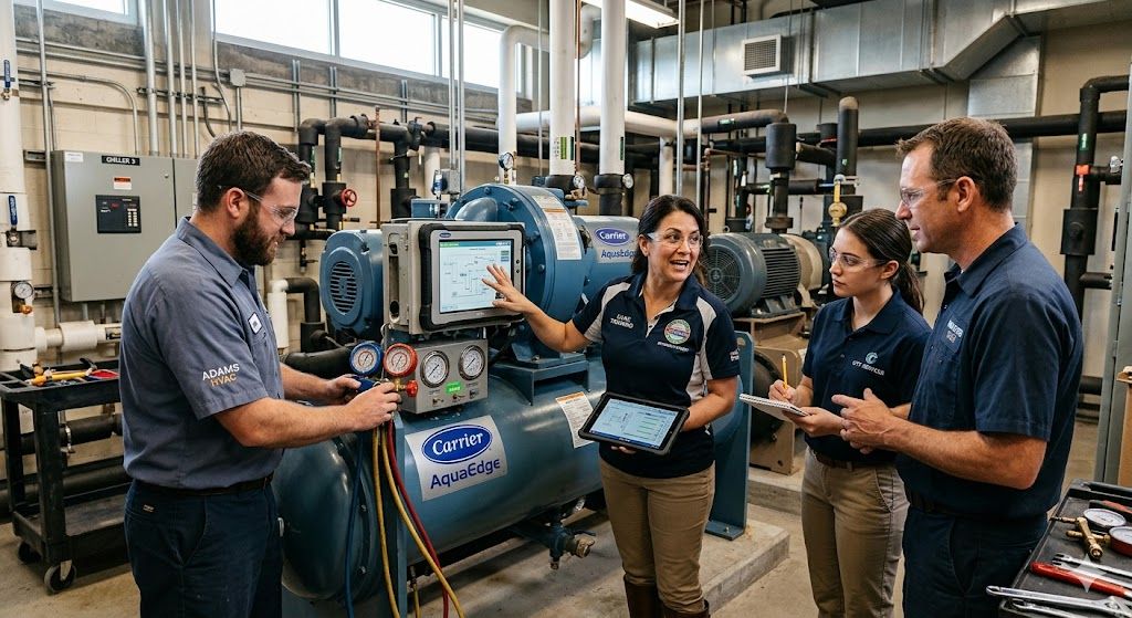 Chiller compressor efficiency training