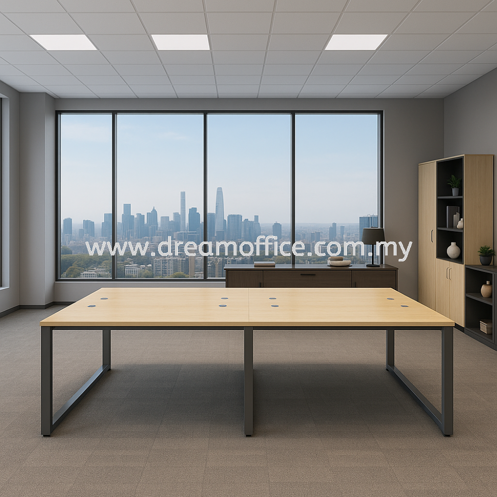 17. Open Plan Workstation For Cluster Of 4 W/o Front Panel | Cubicle ...