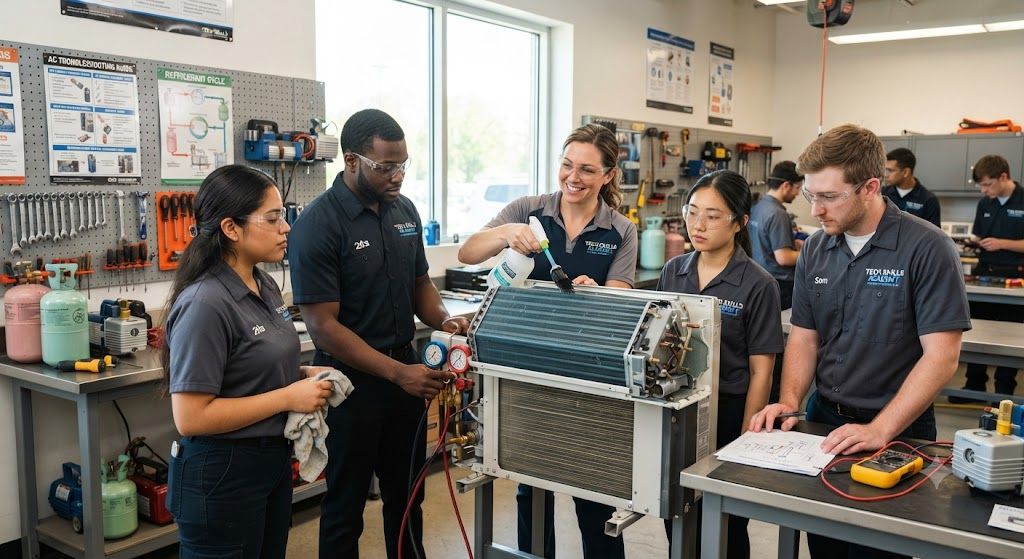 Air conditioning maintenance training