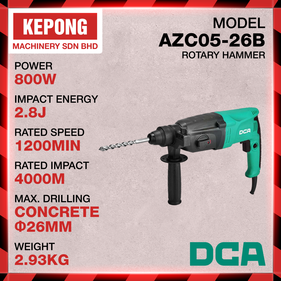 DCA AZC05-26B rotary hammer