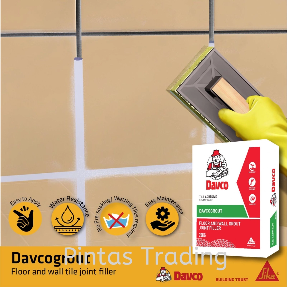 Davcogrout | Floor & Wall Tile Joint Filler