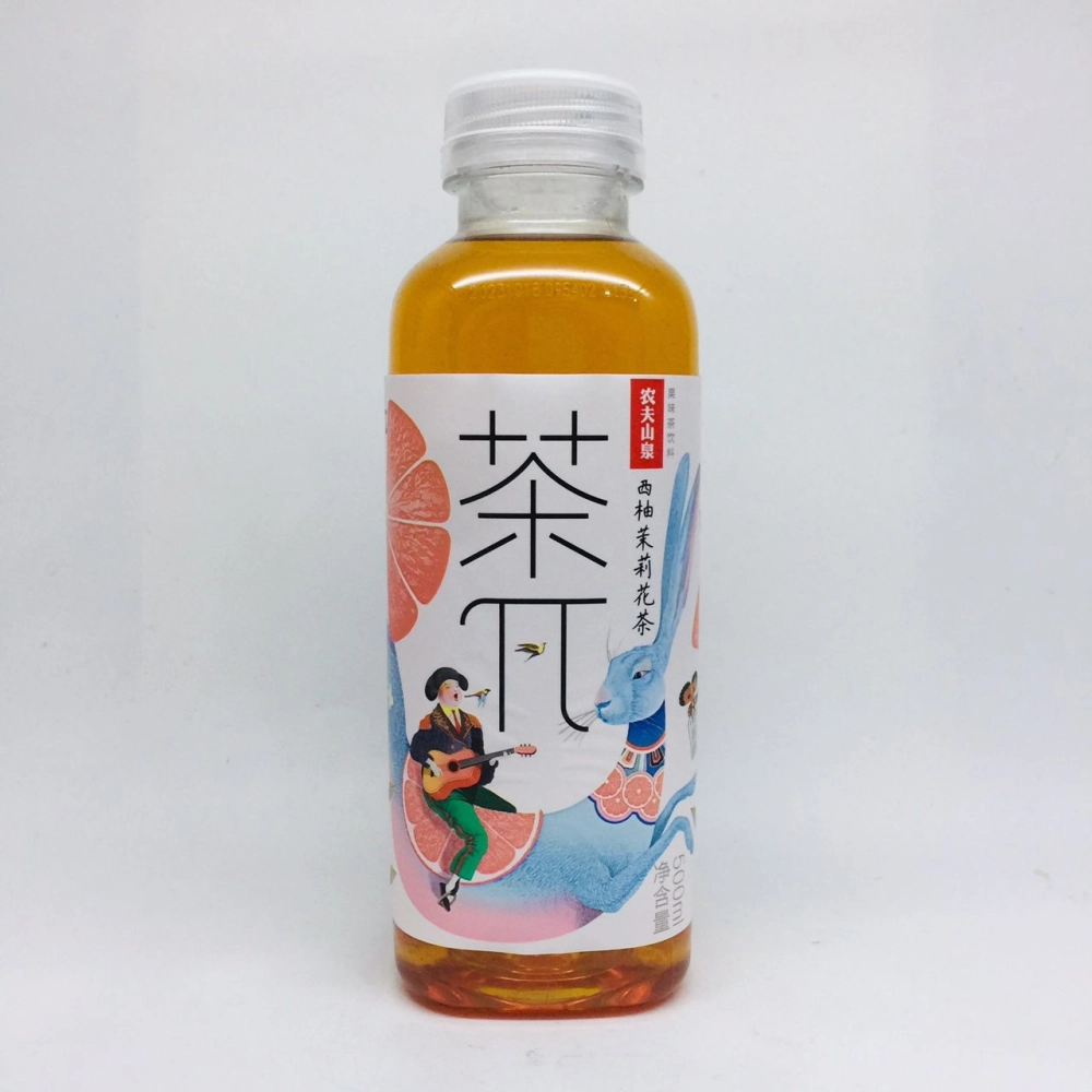 NongFu Spring Grapefruit Jasmine Tea 農夫山泉西柚茉莉花茶 500ml