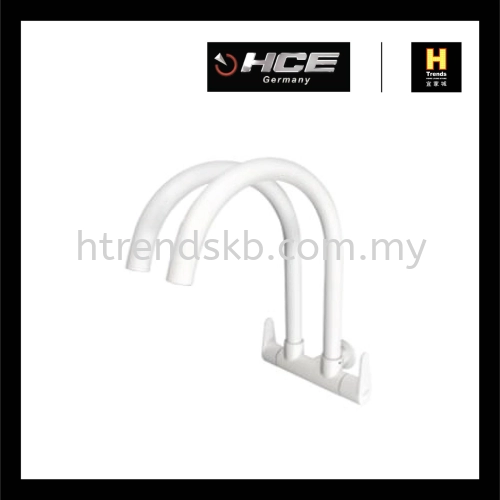 HCE Wall Sink Tap SFK2613C White