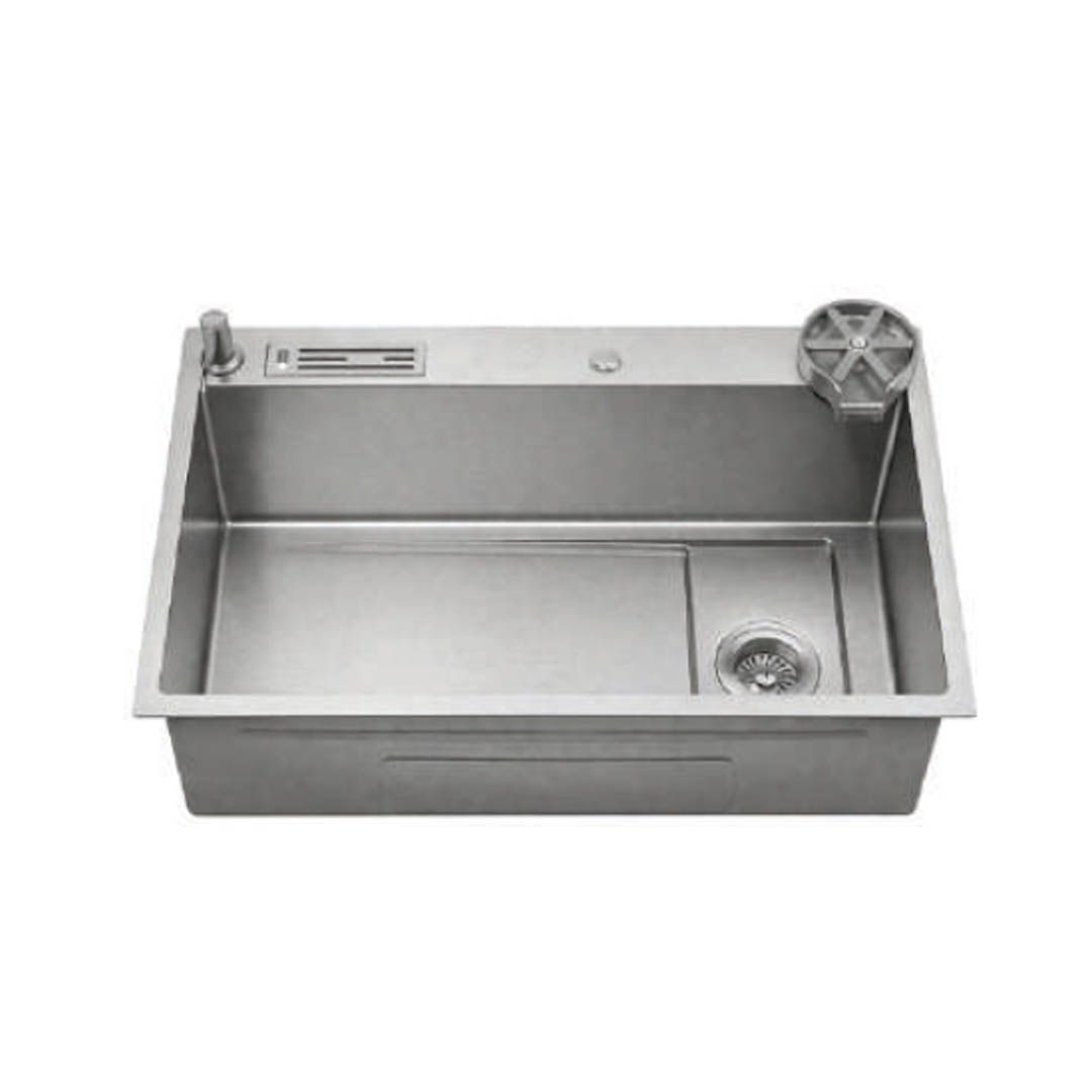 Single Bowl Sink #KS-YN5-SV8050-SS/BL