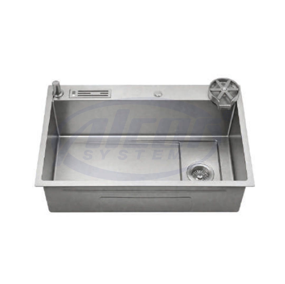 Single Bowl Sink #KS-YN5-SV8050-SS/BL