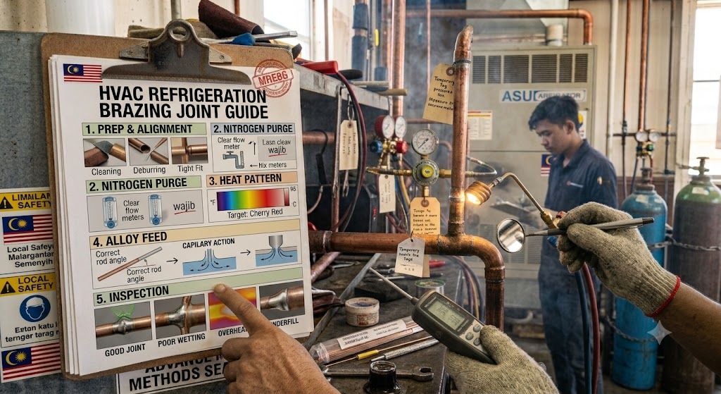 HVAC refrigeration brazing joint guide