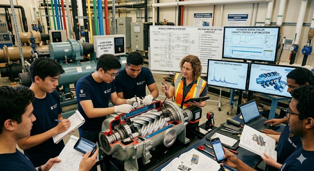 Advanced screw chiller training