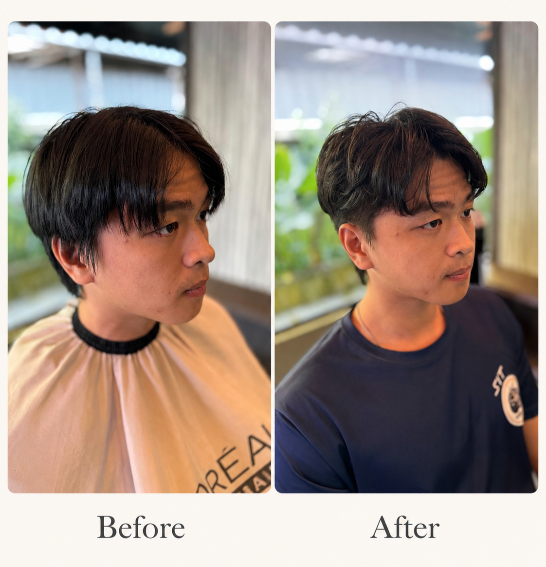 Male Korean Two Block Haircut
