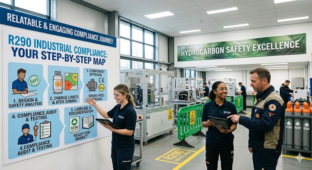 R290 industrial compliance requirements