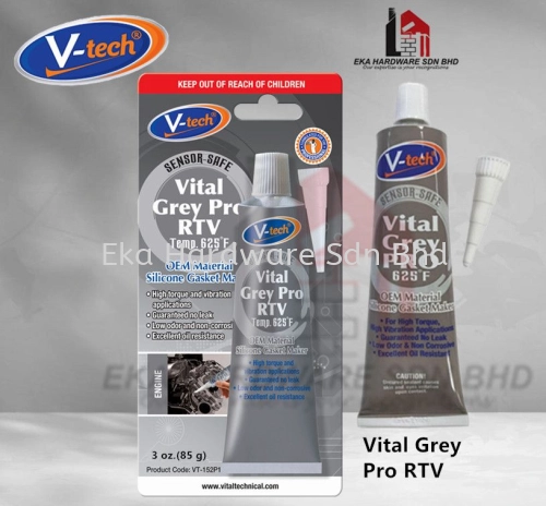 Vital Grey Pro RTV (Silicone Gasket Maker) (VT-152P)