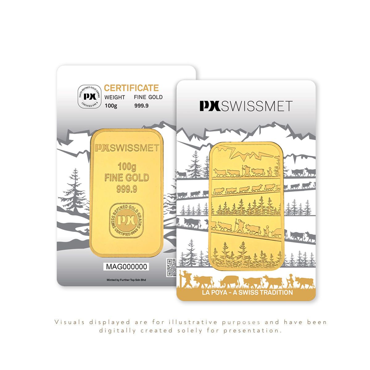 LAPOYA | PX Swissmet Au999 (100g)