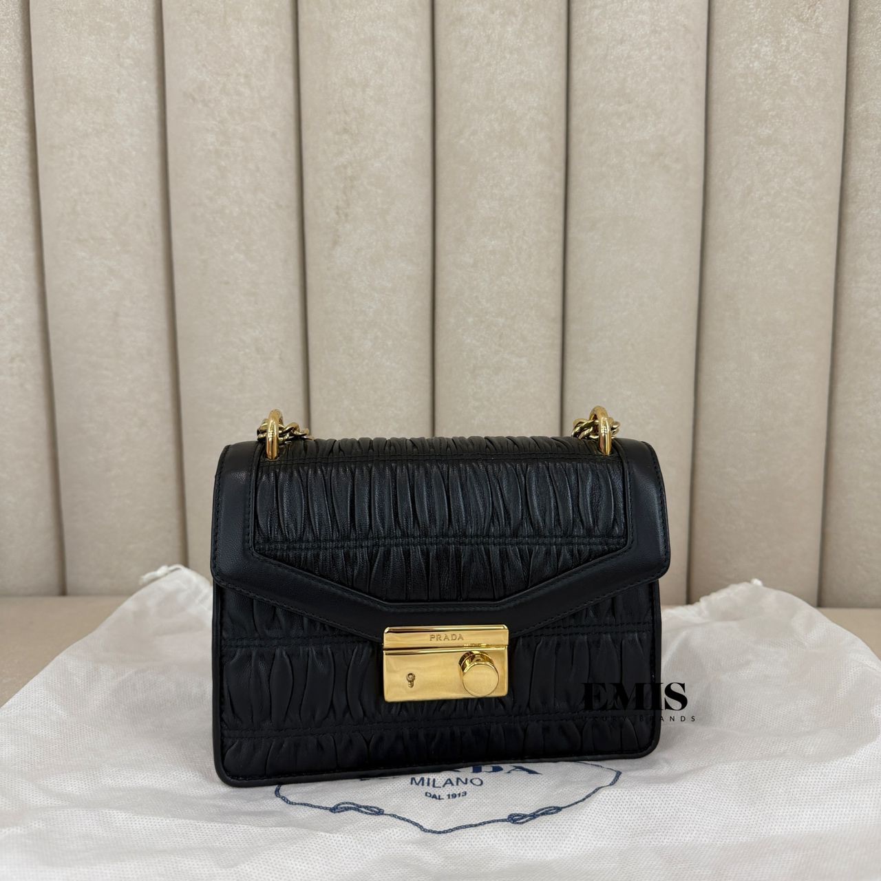 Prada Nappa Gaufre Chain Bag- 名牌二手包包