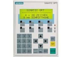SIEMENS Operator panel OP7/DP LC display, LED backlit 4-tier, 20 characters/line, SIMATIC S7, M7, PROFIBUS DP 1.5 Mbaud with UL/CSA approval