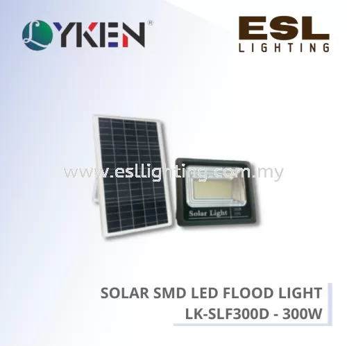 SOLAR SMD LED FLOOD LIGHT - LK-SLF300D 3200lm