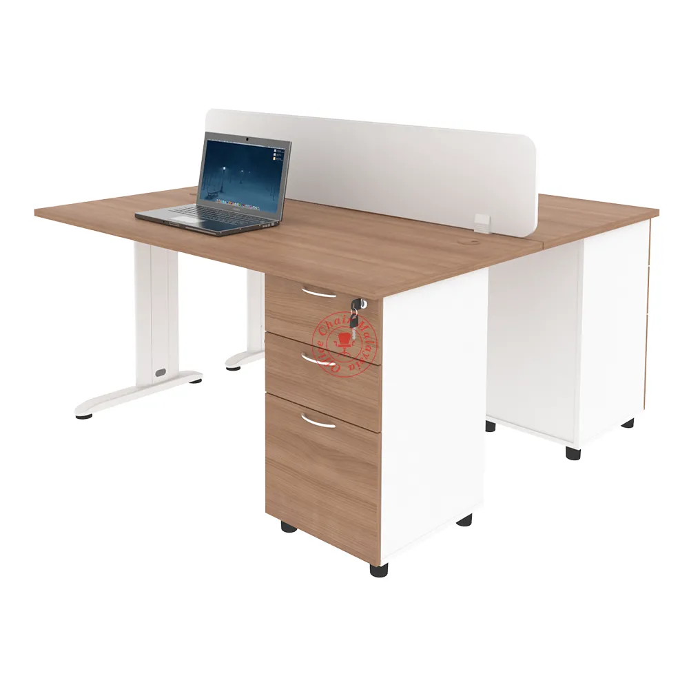 MJ Rectangular Workstation Cluster of 2 / Office Table Workstation / Meja Pejabat Kerja / Meja office