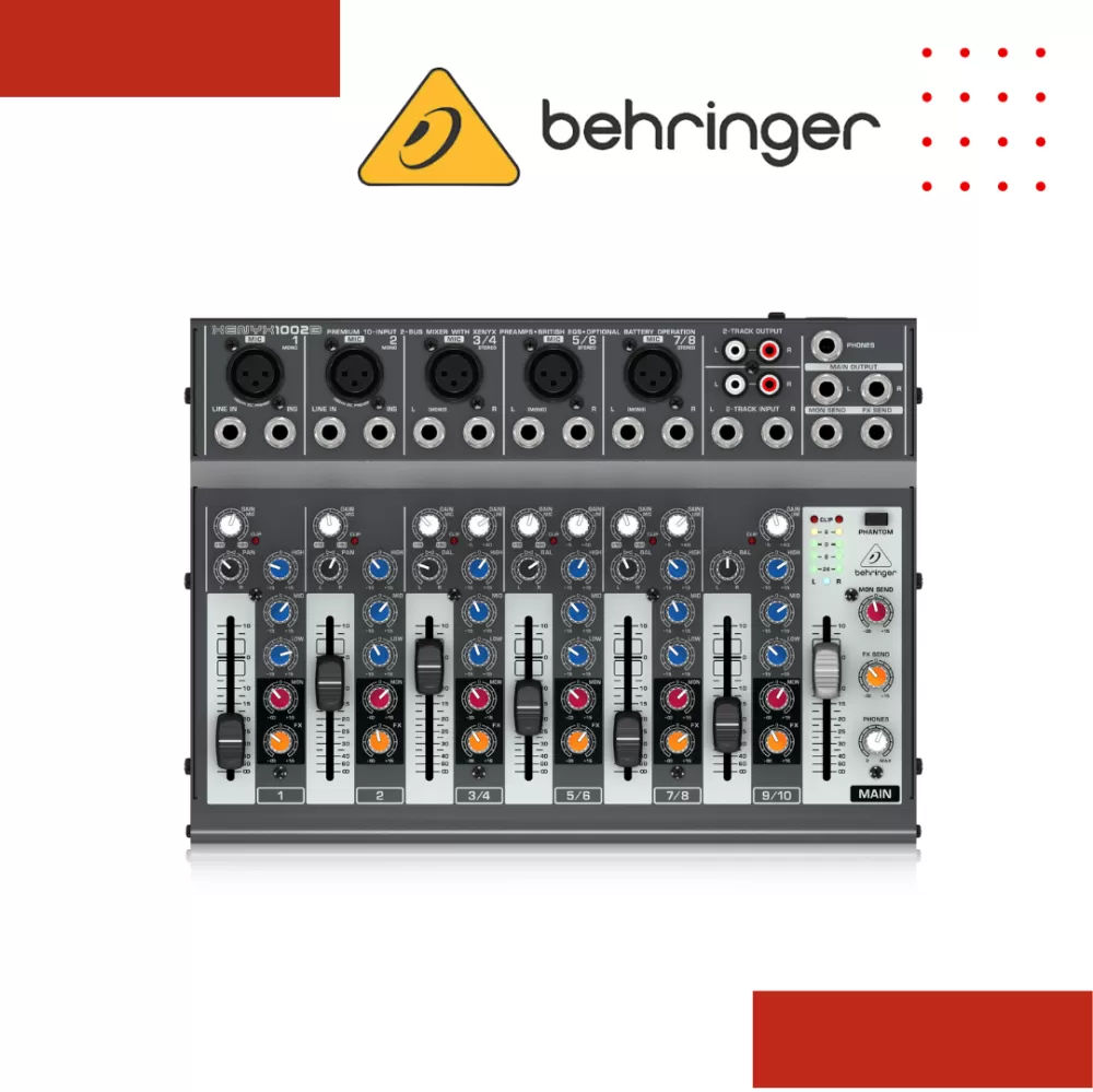 Behringer XENYX1002B 10-channel Mixer