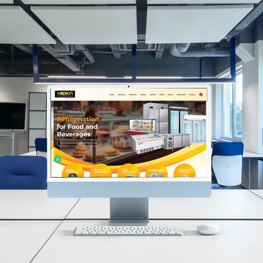 Stainless Steel Equipments Supplier Website Design & SEO | Penang