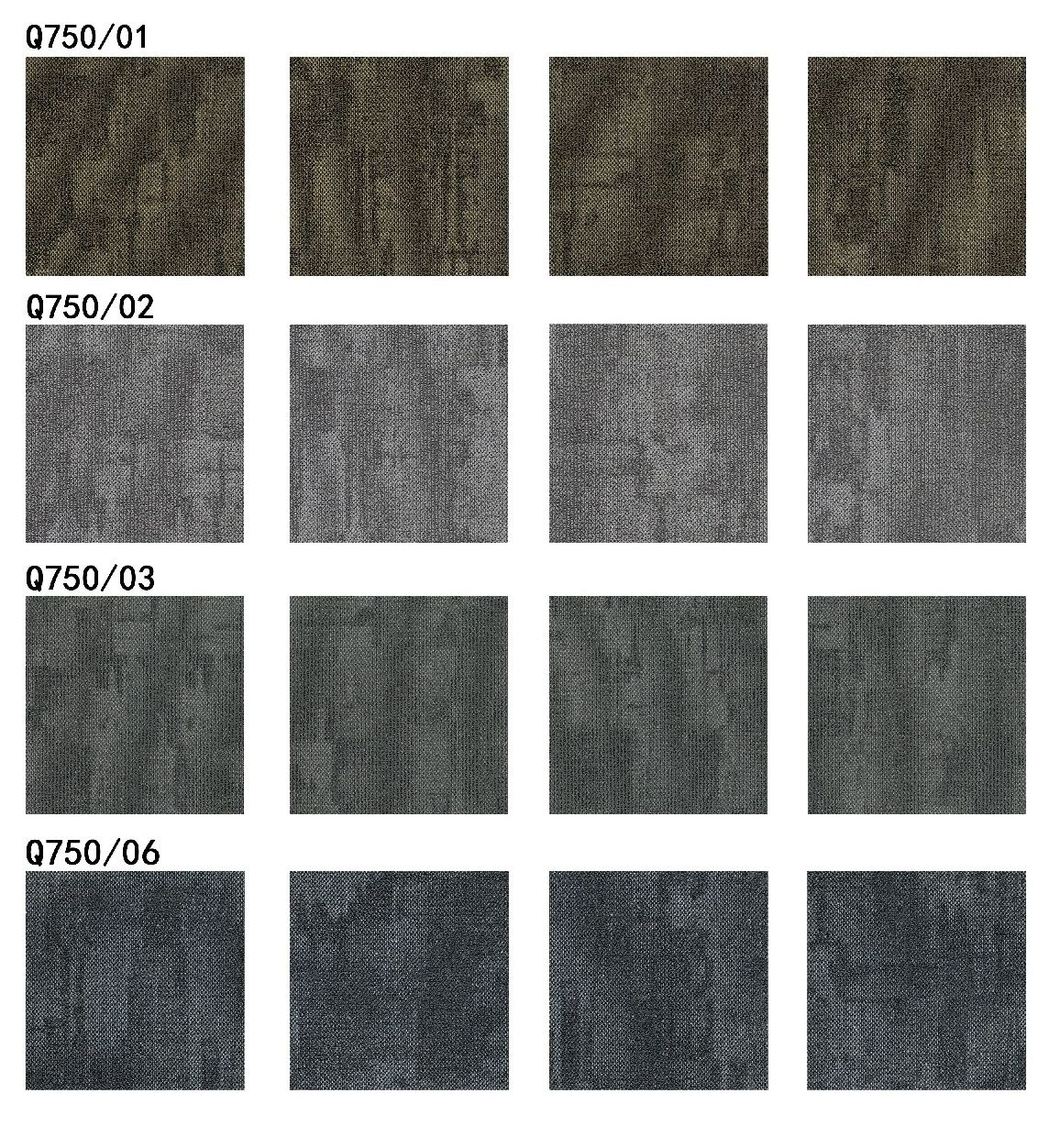 Carpet Tile ~ JM/CLASSIC SQ (50cm x 50cm) +/- 6.5mm -NYLON