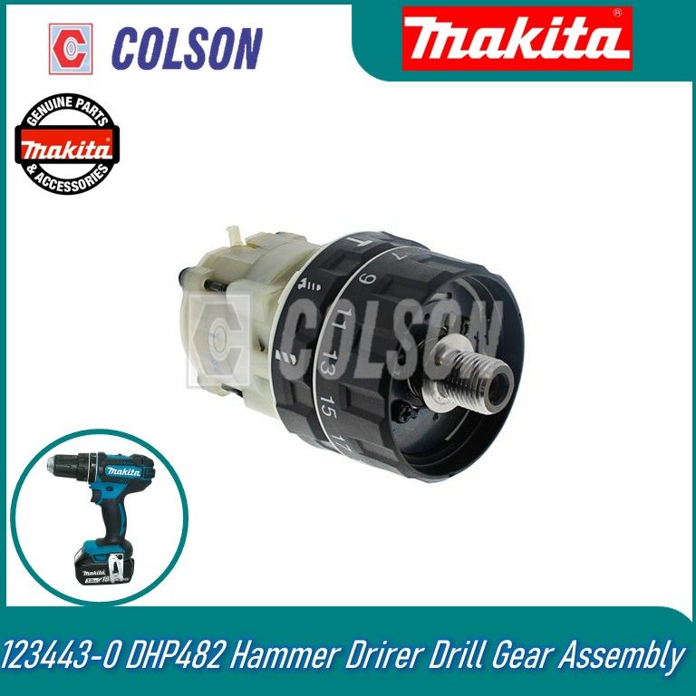 MAKITA 123443-0 DHP482 Hammer Drirer Drill Gear Assembly