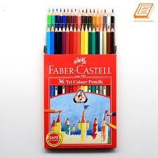 FABER CASTELL TRI COLOR PENCIL 36 COLOR