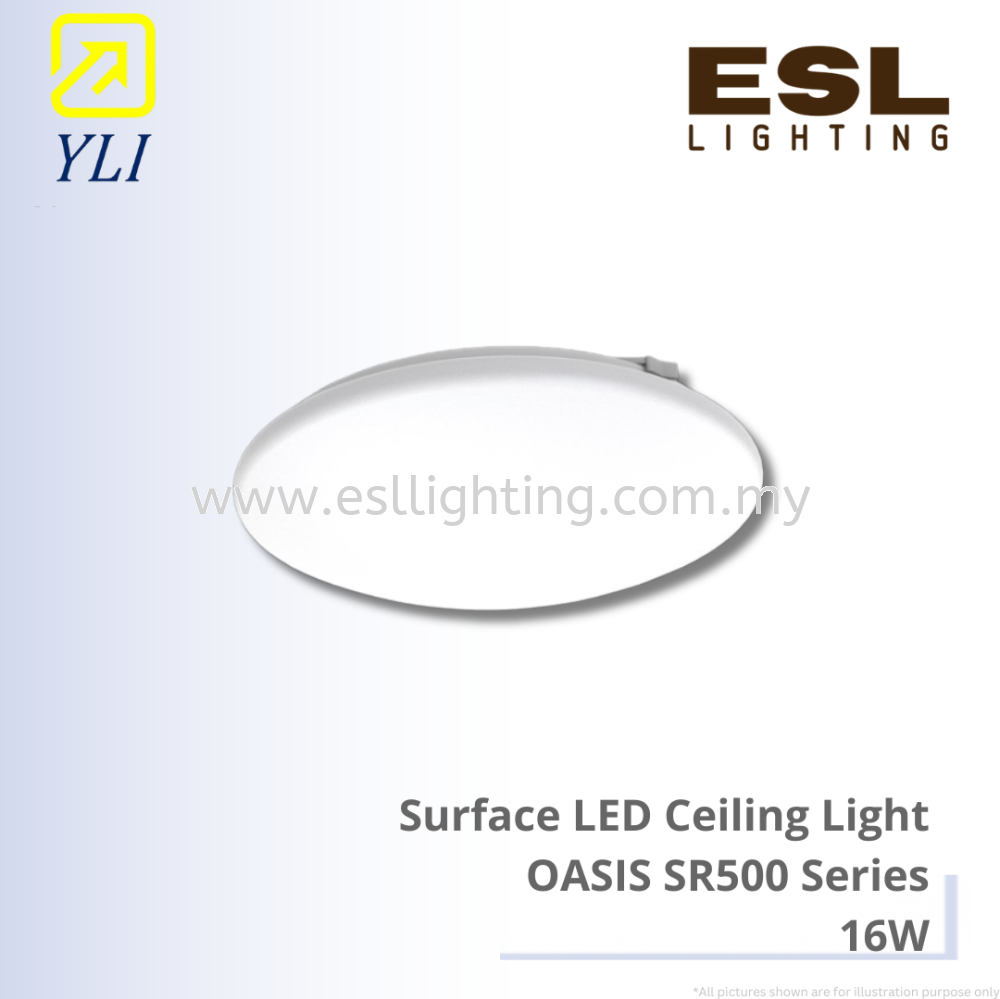 YLI OASIS SR500 Series LED Ceiling Light 16W - OS SR500 IP44