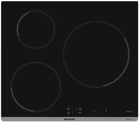 Brandt 60cm 3 Zone Induction Hob BPI1638UB