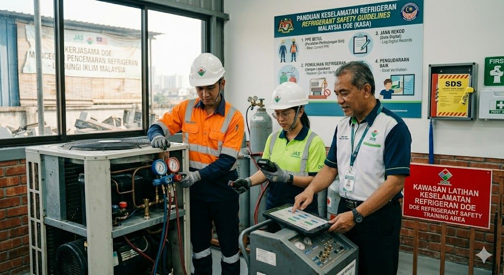 refrigerant safety for hazardous substances Malaysia DOE